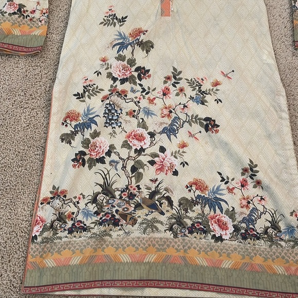 Beechtree Pakistani Indian printed kurta. Beautiful colors. - Picture 4 of 8